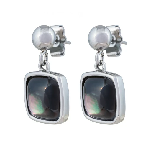 Серьги Fiore Luna Куб SHELL AE02914-1 BW/S