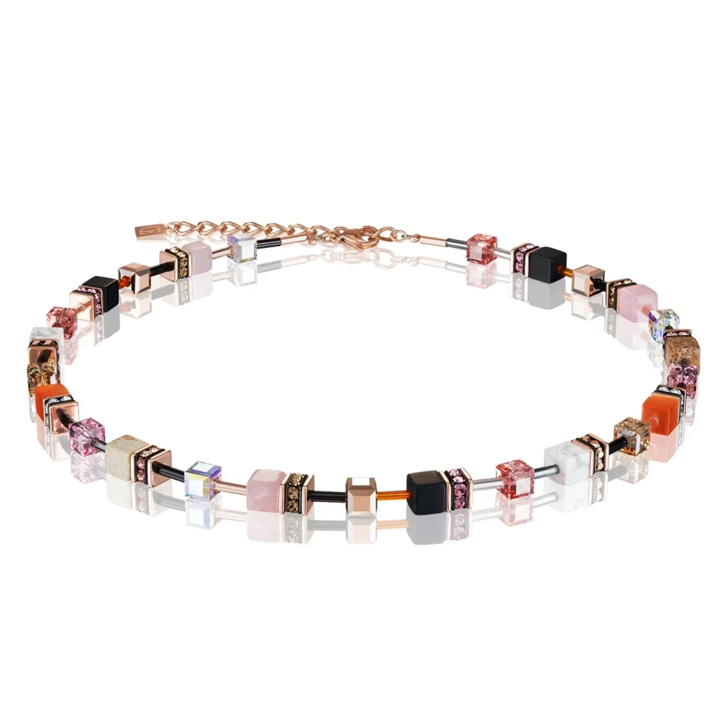 Колье Coeur de Lion Peach-Rose 4905/10-0227