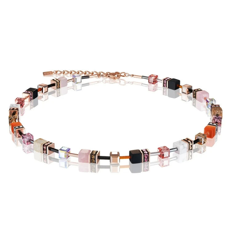 Колье Coeur de Lion Peach-Rose 4905/10-0227