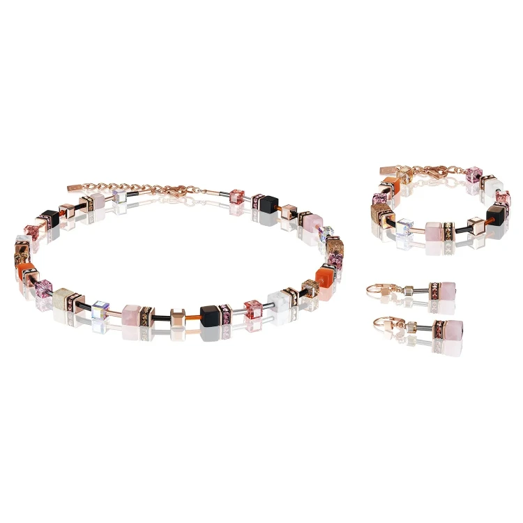 Колье Coeur de Lion Peach-Rose 4905/10-0227