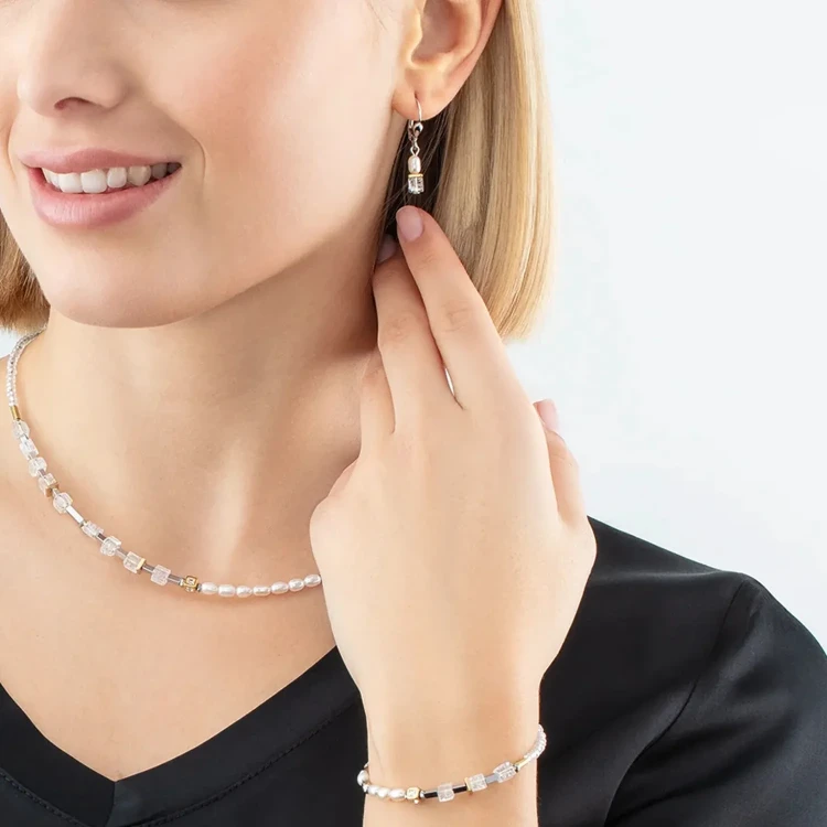 Серьги Coeur de Lion White 1126/20-1400
