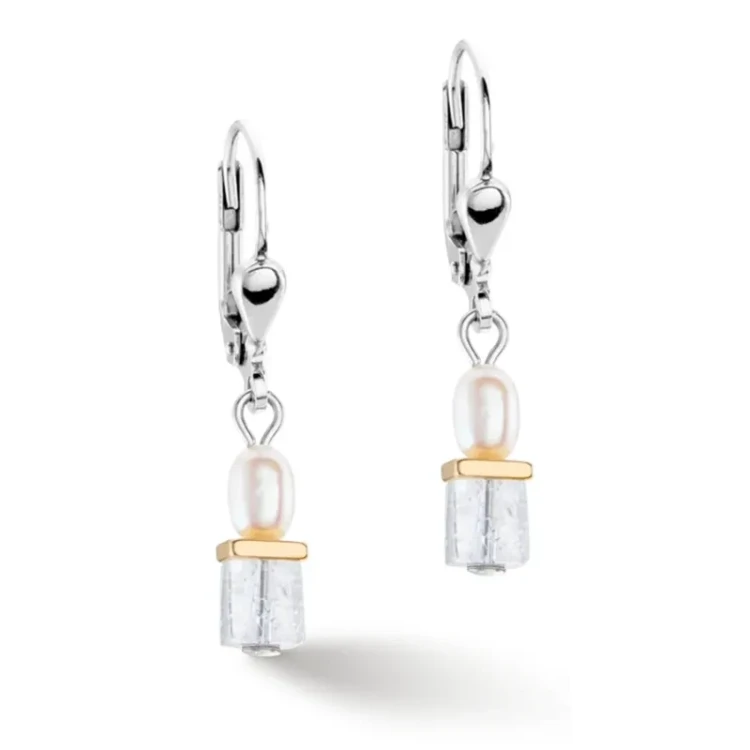 Серьги Coeur de Lion White 1126/20-1400