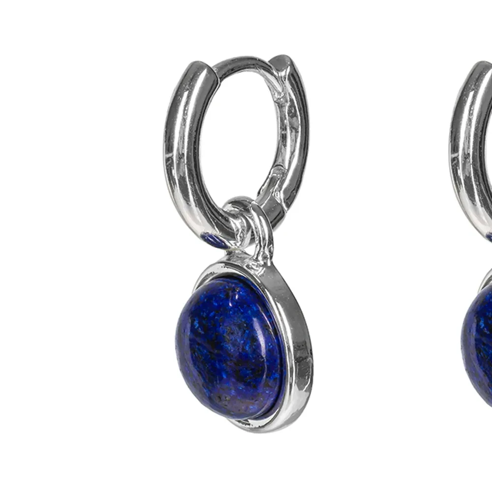 Серьги Fiore Luna NATURAL LAPIS LE1111 BL/S