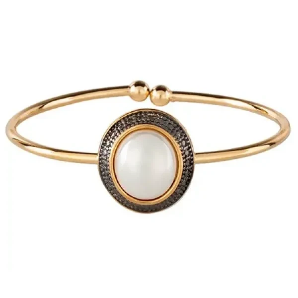 Браслет Possebon white pearl С6339.1 BW/G