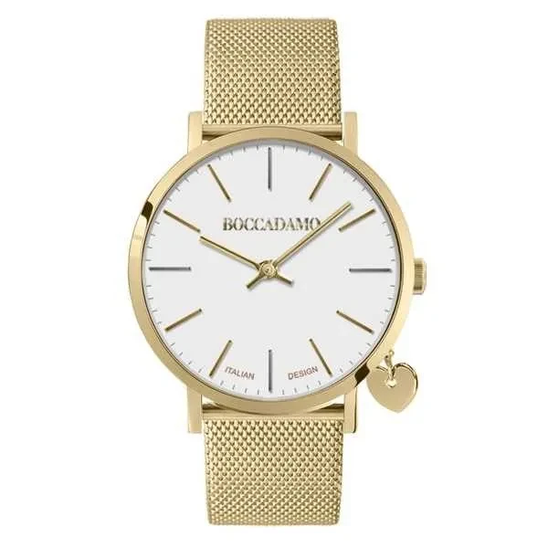 Часы Boccadamo Mya Gold White MY017 BW/G