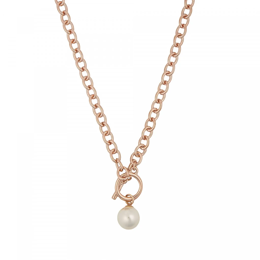 Колье Fiore Luna Pearl B2010PE-N02.1 BW/RG