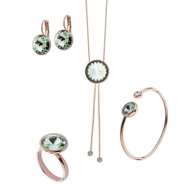 Кольцо Fiore Luna Chrysolite K1611.16 G/RG