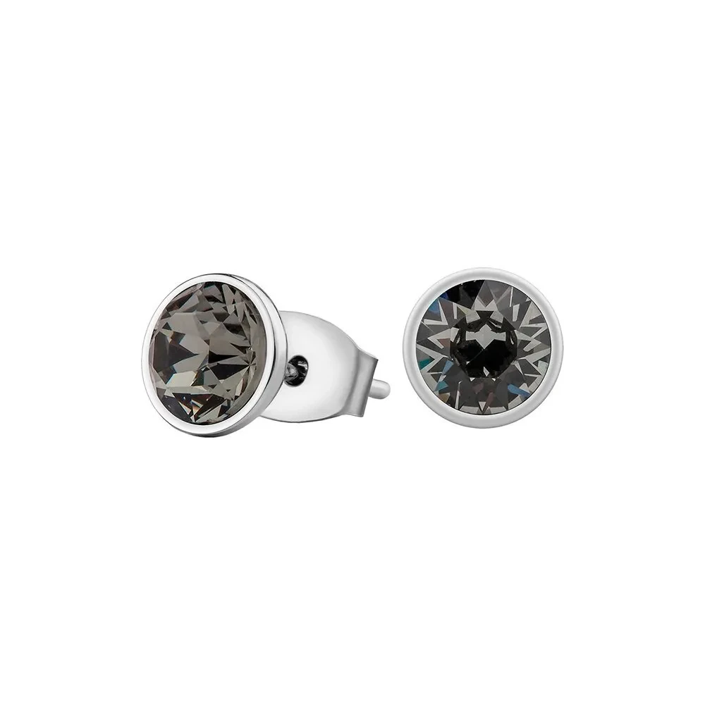 Пусеты Crystal Silver Night SWE298 CSN S