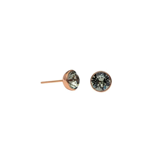 Fiore Luna Пусеты Black Dia SWE298 BLD RG