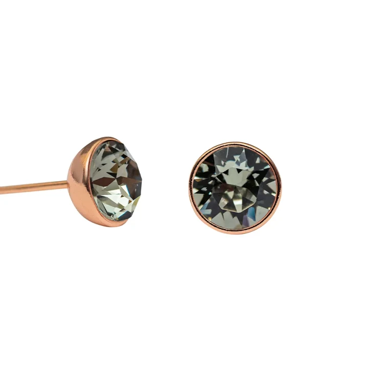 Fiore Luna Пусеты Black Dia SWE298 BLD RG