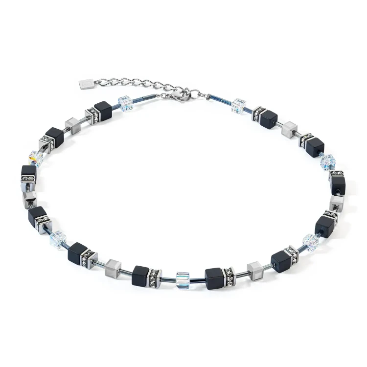 Колье Coeur de Lion Black-Crystal 4018/10-1318
