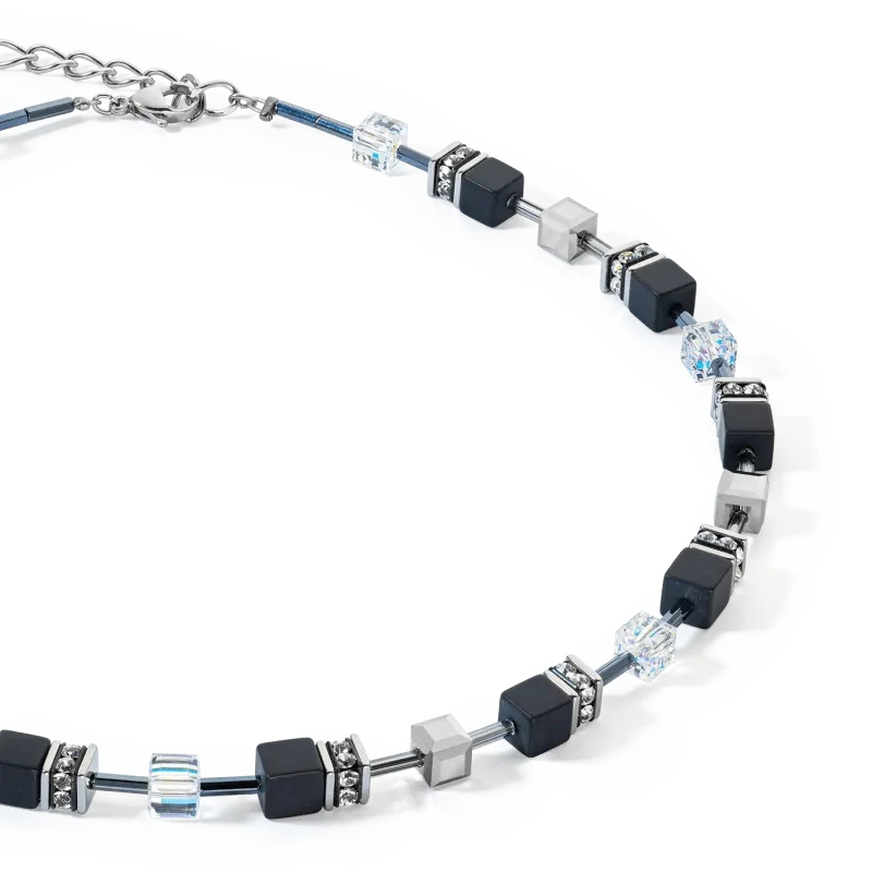 Колье Coeur de Lion Black-Crystal 4018/10-1318
