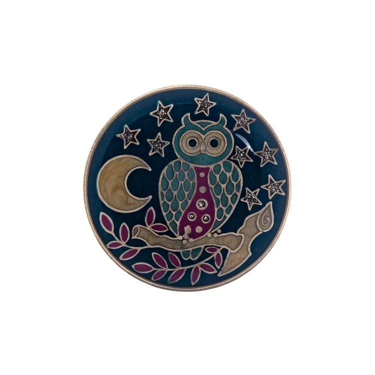Брошь Clara Bijoux Сова F25154-14 BL