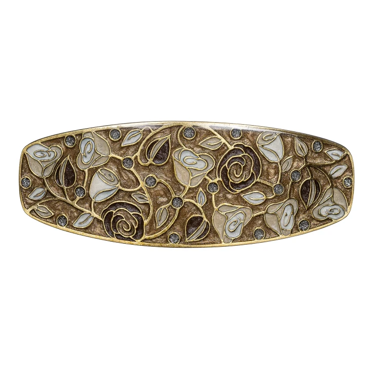 Заколка для волос Clara Bijoux Роза G72814 BR/G