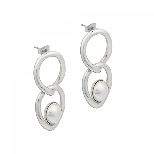 Серьги Fiore Luna Pearl A2006PE-E01.1 BW/S
