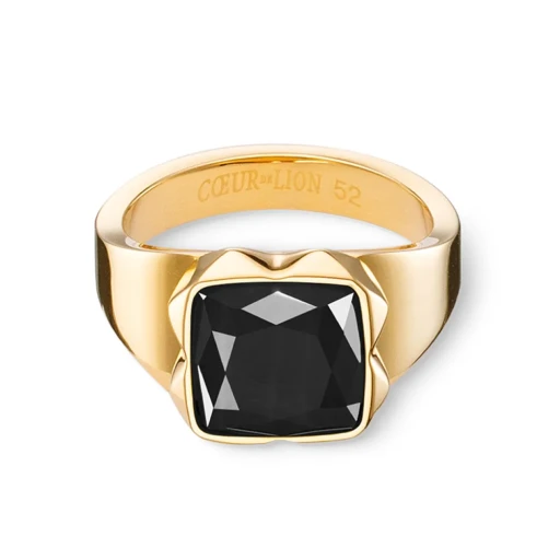 Кольцо Coeur de Lion Black-Gold 1200/40-1316 58