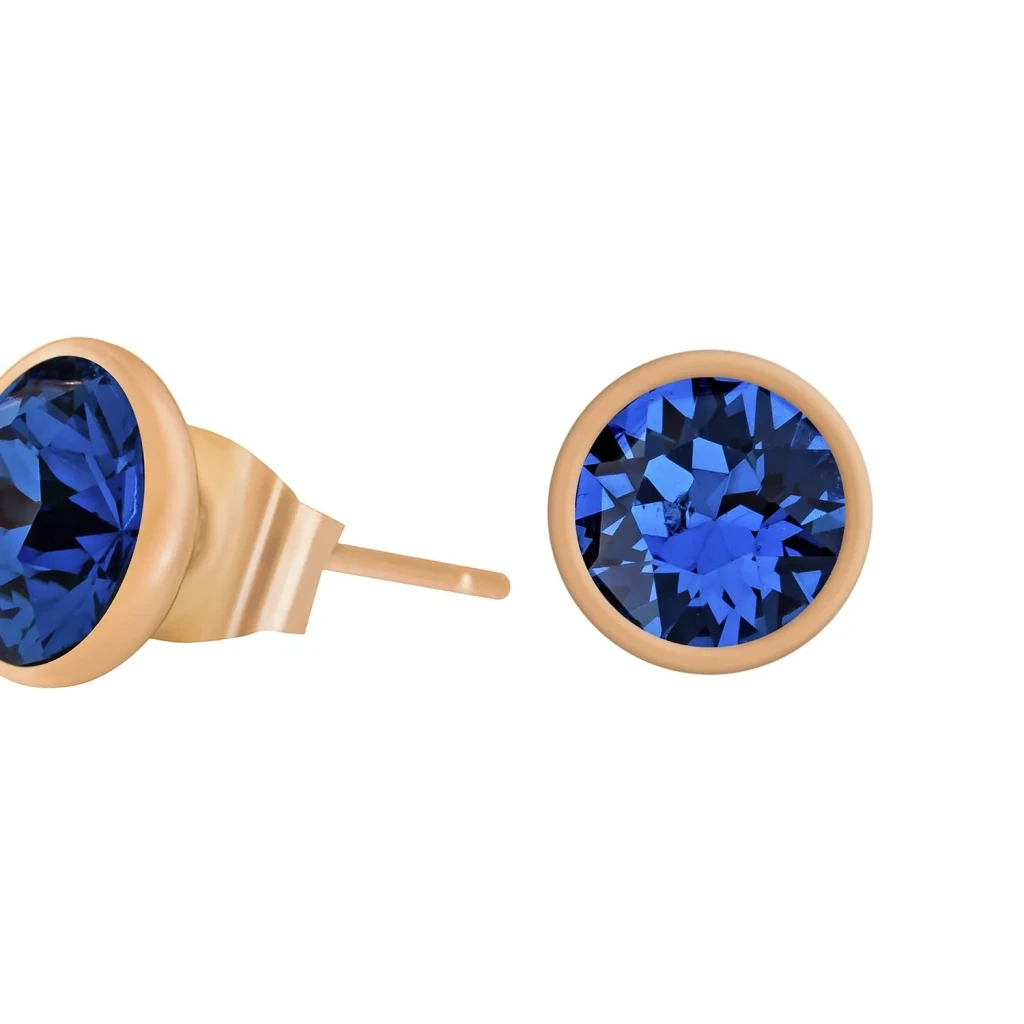 Fiore Luna Пусеты Capri Blue SWE297 CB RG