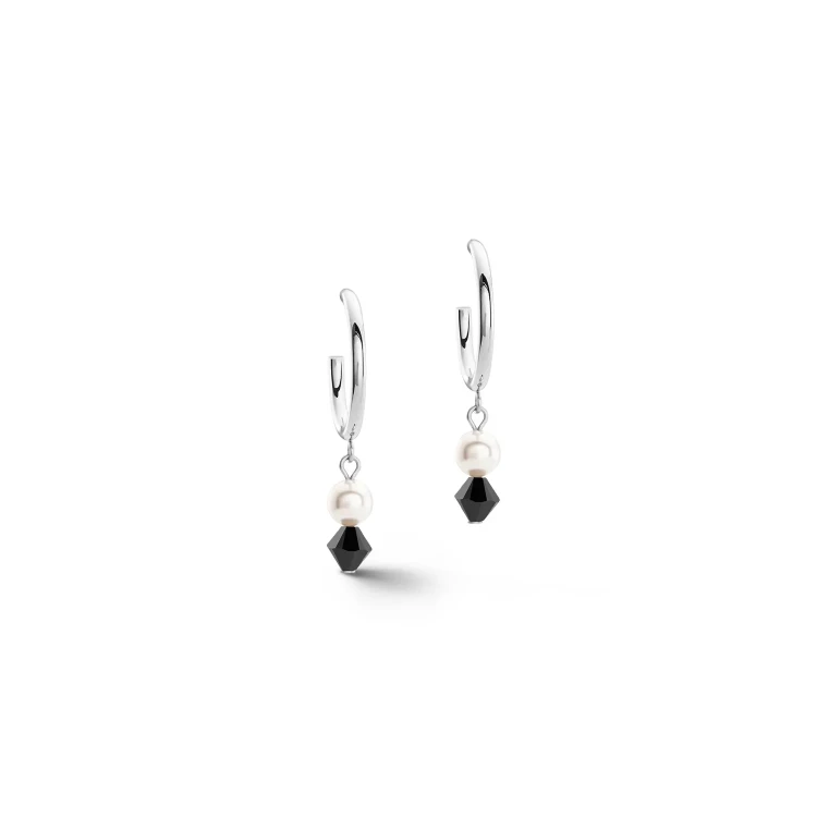 Coeur de Lion Пусеты Black-Silver 4080/21-1317