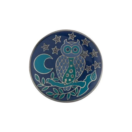 Брошь Clara Bijoux Сова F25158-8 BL