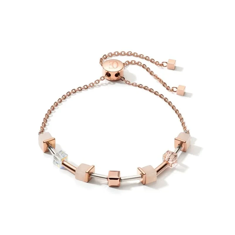 Комплект Coeur de Lion Mocha Rose Gold 7621/53-1636