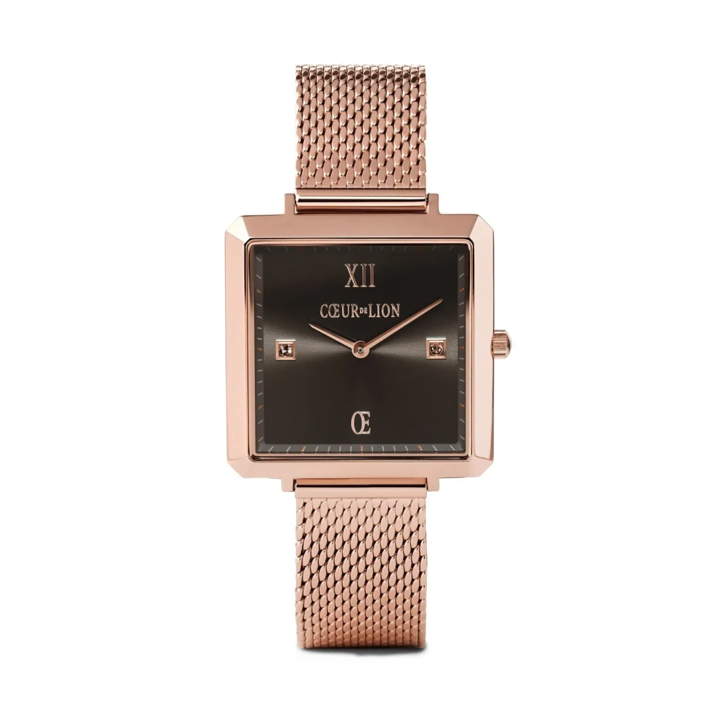 Комплект Coeur de Lion Mocha Rose Gold 7621/53-1636