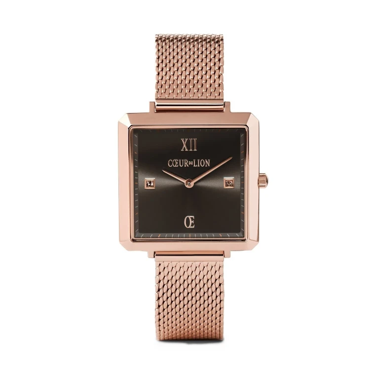 Комплект Coeur de Lion Mocha Rose Gold 7621/53-1636