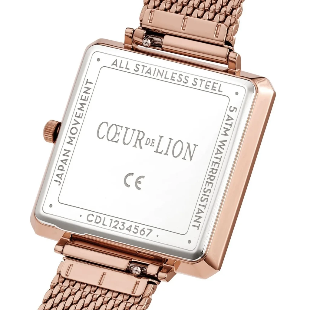 Комплект Coeur de Lion Mocha Rose Gold 7621/53-1636