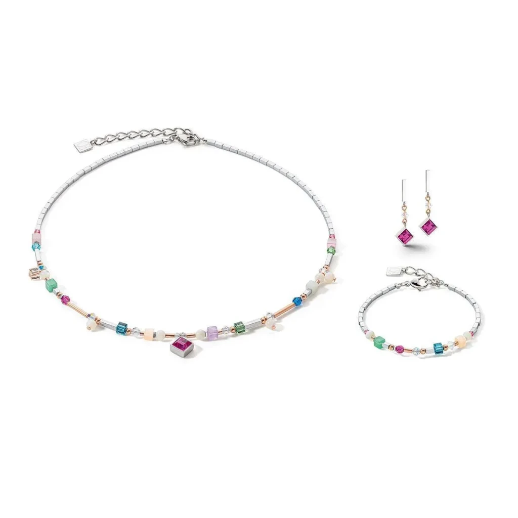 Колье Coeur de Lion Brilliant Square Multicolour 6007/10-1544