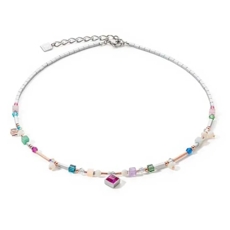 Колье Coeur de Lion Brilliant Square Multicolour 6007/10-1544