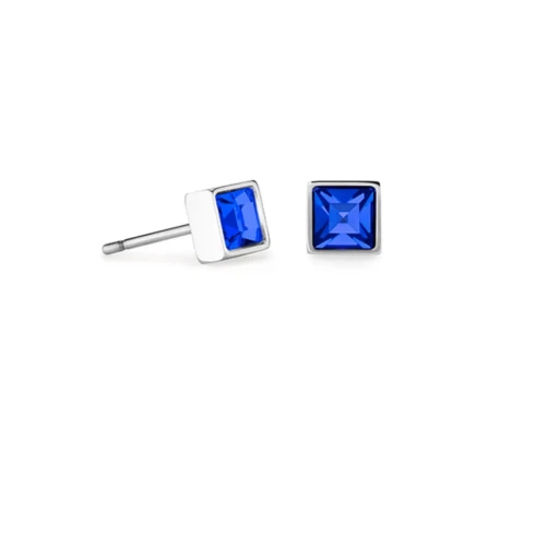 Серьги Coeur de Lion Blue-Silver 0501/21-0717