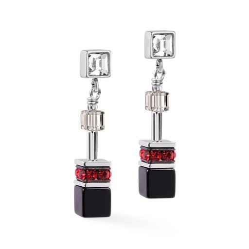 Серьги Coeur de Lion Grey-Red 3025/21-1203