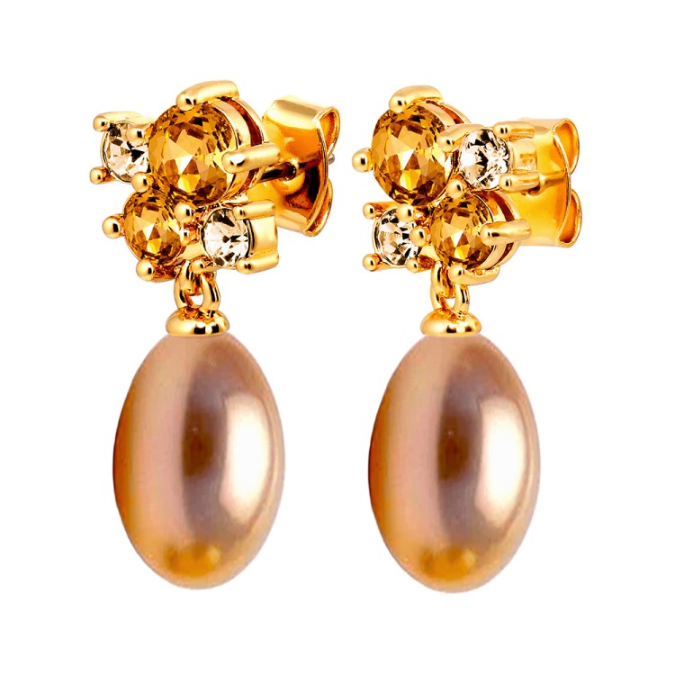 Серьги Dyrberg Kern PETUN SG GOLDEN 490176