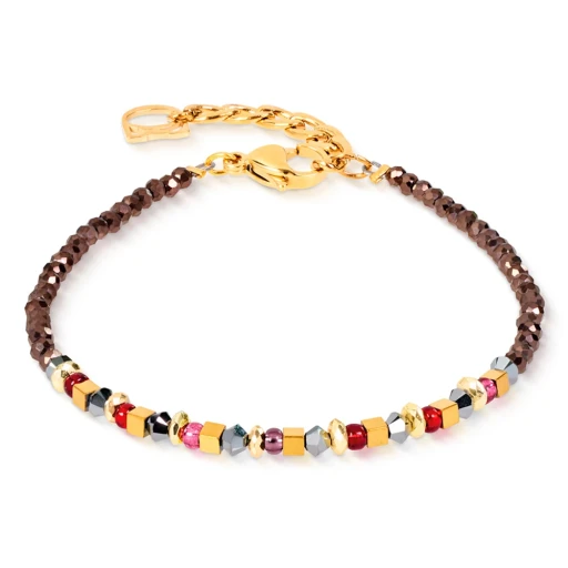 Браслет Coeur de Lion Brown-Red 4359/30-1103