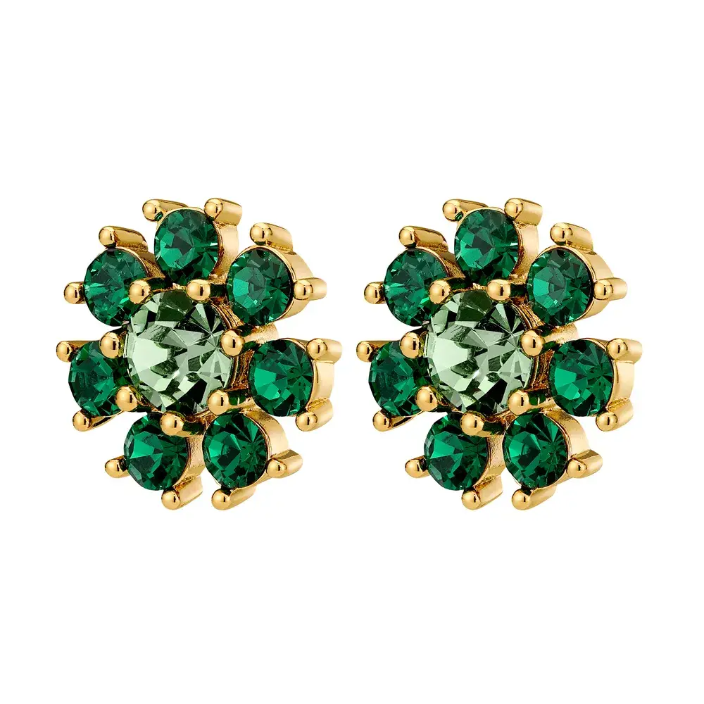 Серьги Dyrberg Kern AUDE SG EMERALD GREEN 450098