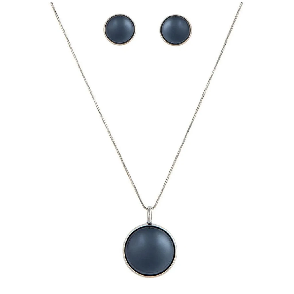 Комплект Possebon pearl black agate S1565.4 BW/S