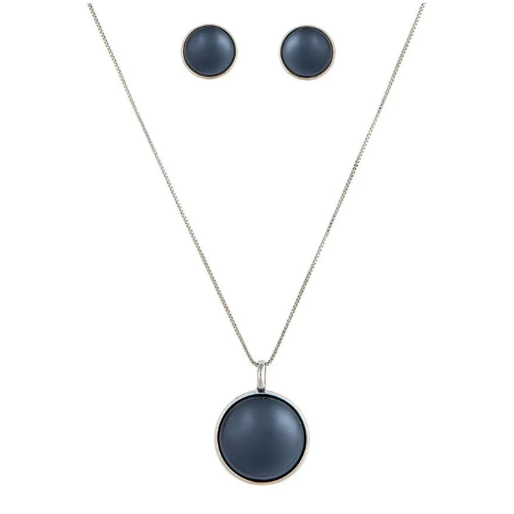 Комплект Possebon pearl black agate S1565.4 BW/S
