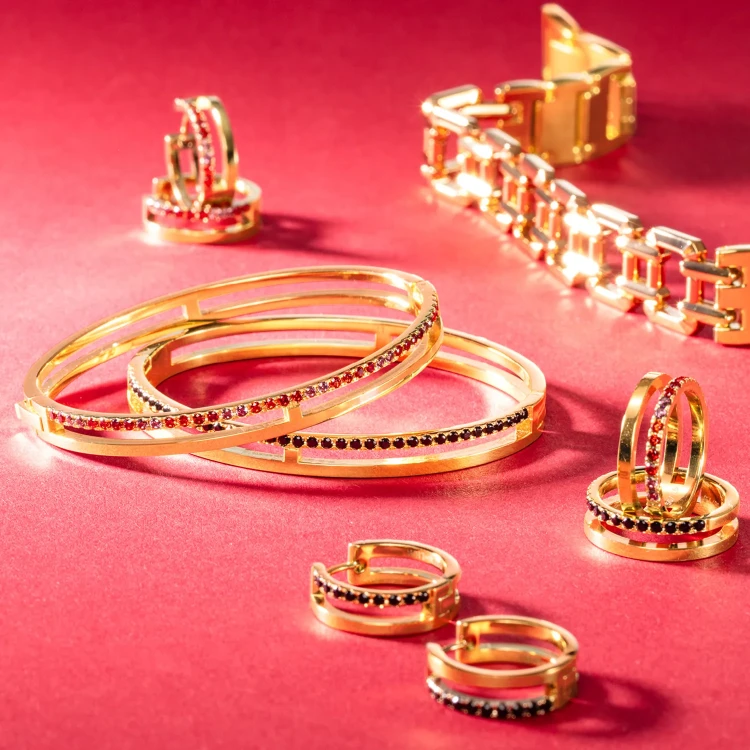 Серьги Coeur de Lion Black-Gold 0136/21-1316