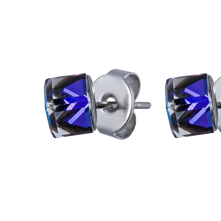 Fiore Luna Пусеты Crystal Blue SWE0127/1 B S