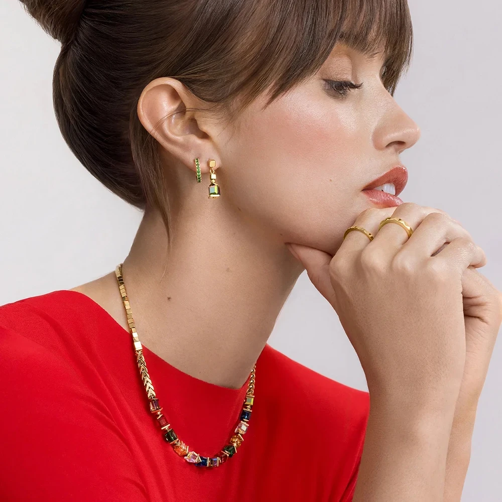 Колье Coeur de Lion Multicolour Gold 2100/10-1516