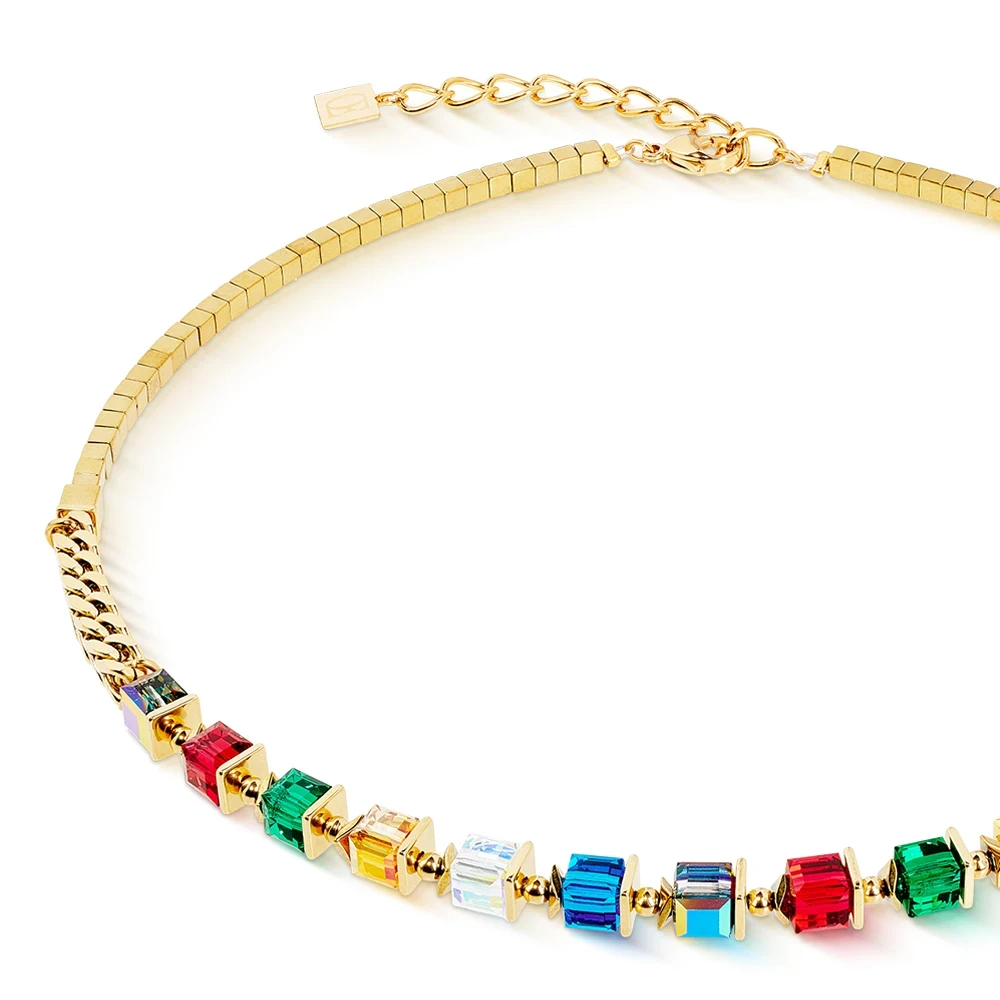 Колье Coeur de Lion Multicolour Gold 2100/10-1516