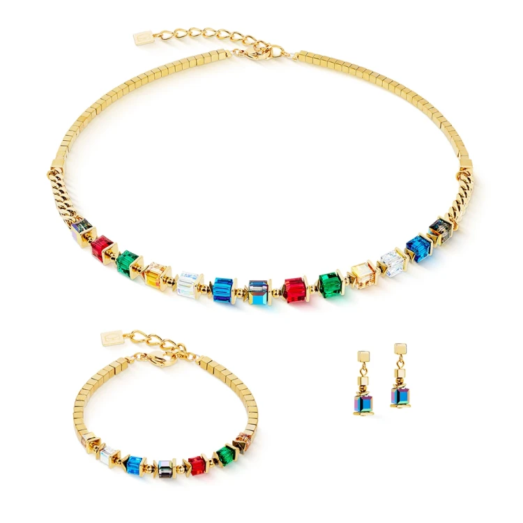 Колье Coeur de Lion Multicolour Gold 2100/10-1516