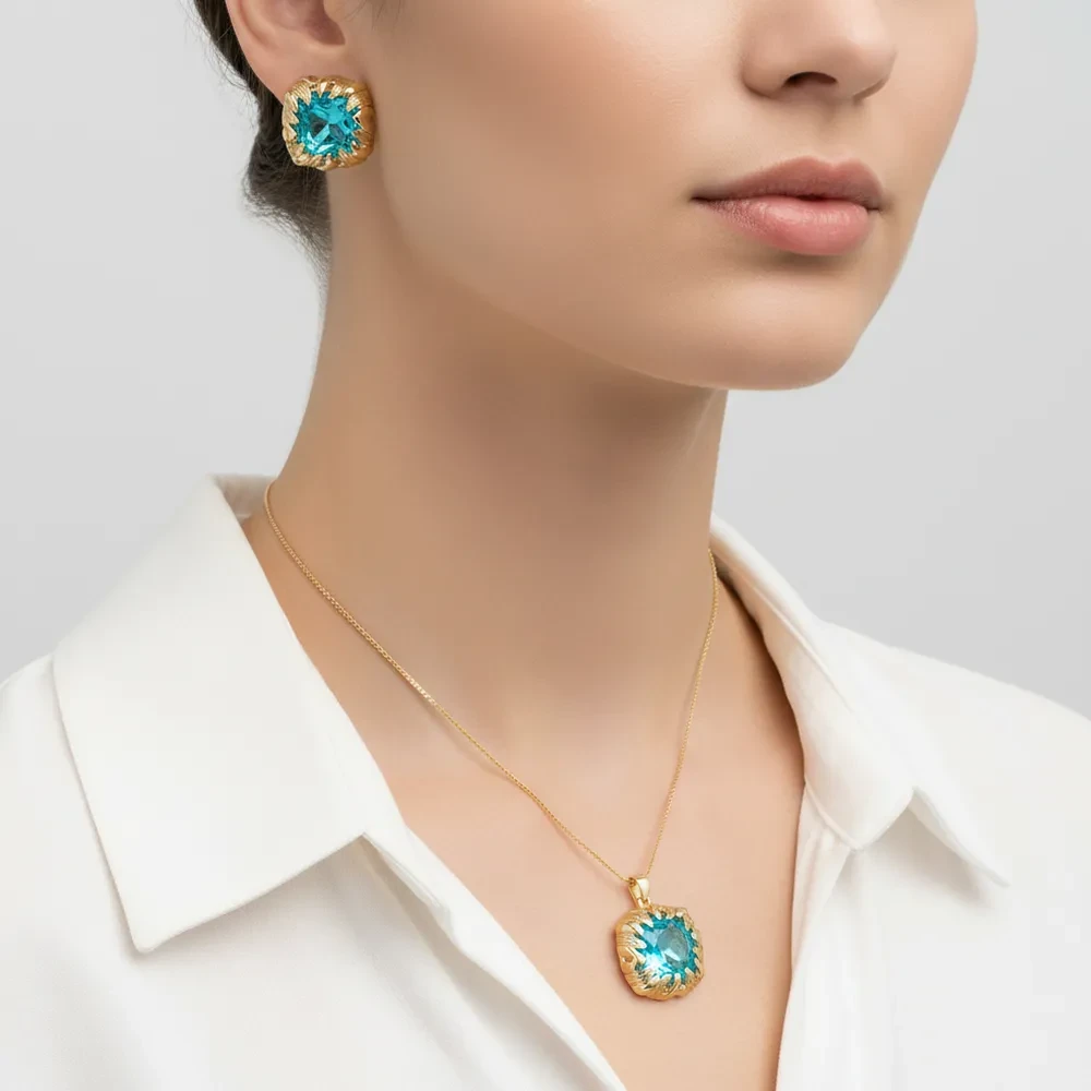Комплект Fiore Luna колье+серьги SG209474E-002 G