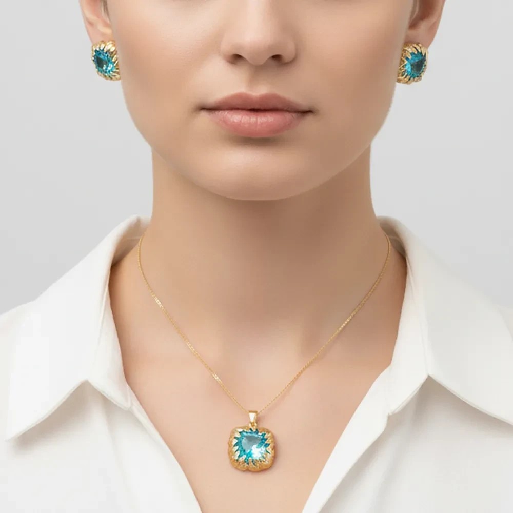 Комплект Fiore Luna колье+серьги SG209474E-002 G