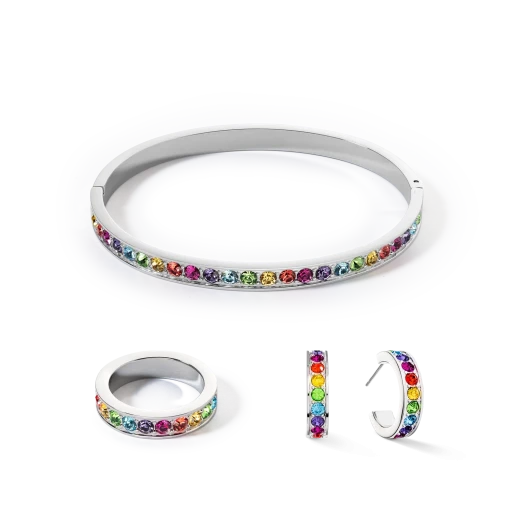 Кольцо Coeur de Lion Multicolour Silver 17.2 мм 0131/40-1517 54