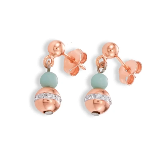 *Серьги Coeur de Lion Mint Green *4992/21-0522