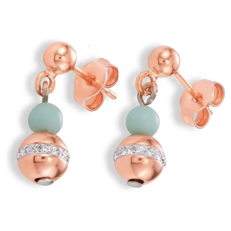 *Серьги Coeur de Lion Mint Green *4992/21-0522