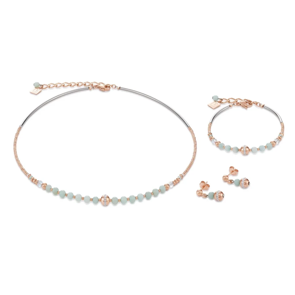 *Серьги Coeur de Lion Mint Green *4992/21-0522