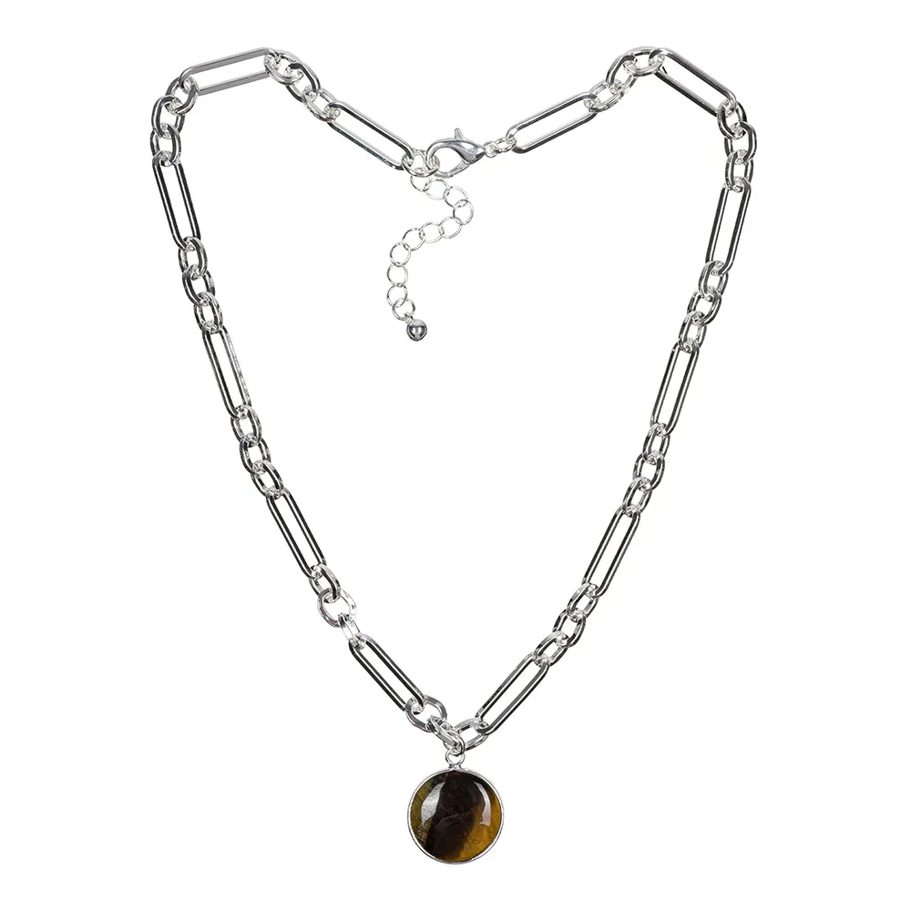 Колье Fiore Luna TIGER EYE LN5147 BR/S