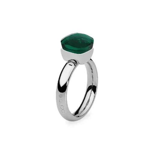 Кольцо Qudo Firenze emerald 16.5 мм 610446 G/S
