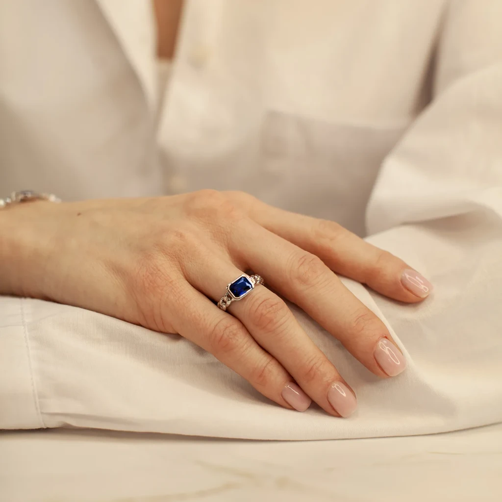 Кольцо Fiore Luna SAPPHIRE KBR03005-03